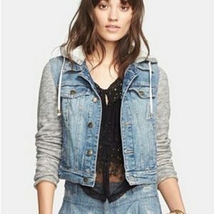 short sleeve denim jacket mens